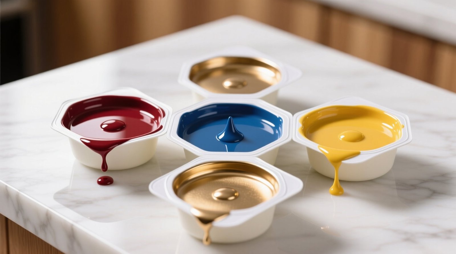 Use yogurt lids as paint drip catchers science backed hack.jpg