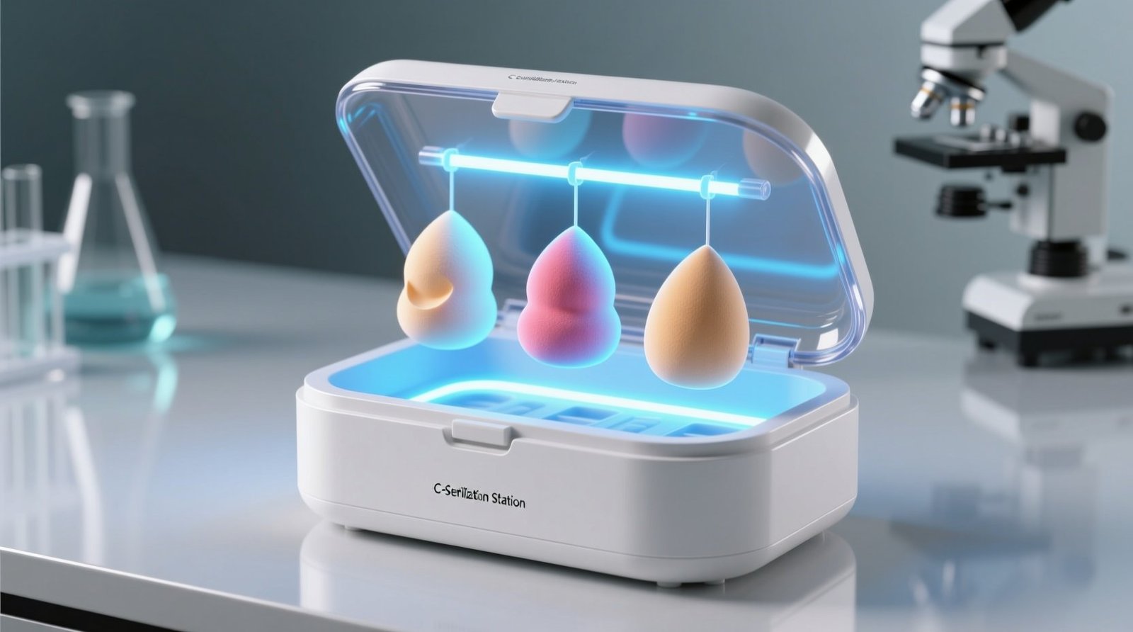 Uv sterilize makeup sponges safely.jpg