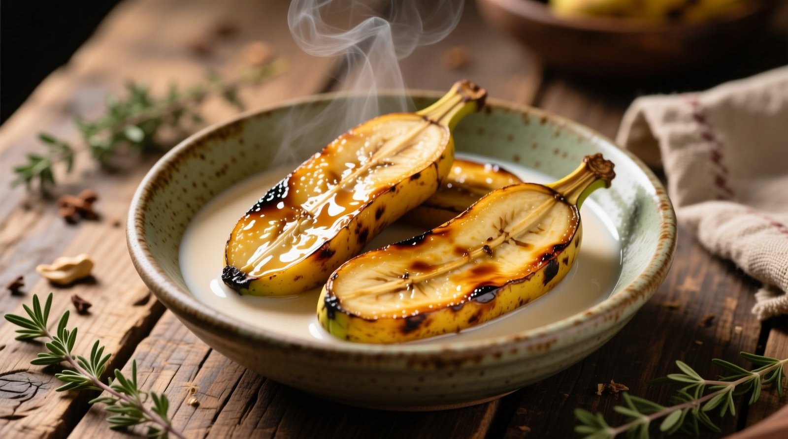 Vegan Cashew Milk Braised Green Plantains: Science-Backed Method