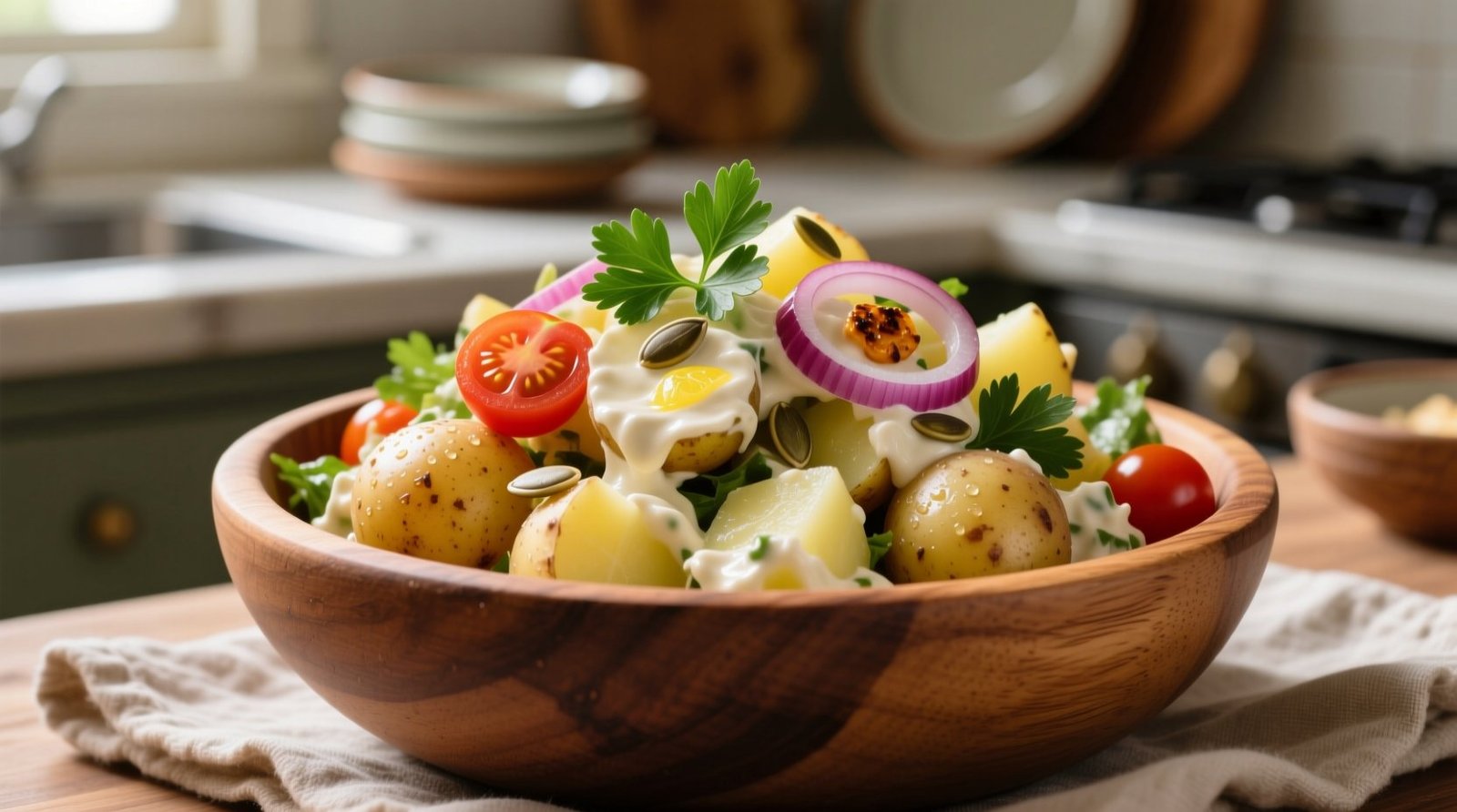 Vegan Potato Salad: Science-Backed Hacks for Creamy, Crisp, 7-Day Freshness