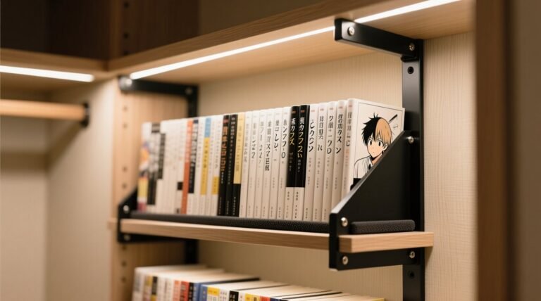 Vertical manga storage without spine warping.jpg