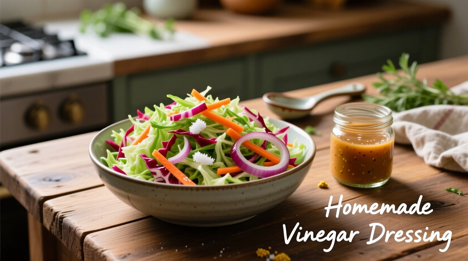 Vinegar Coleslaw Recipe: Crisp, Safe & Shelf-Stable (No Mayo)