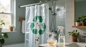 Vinegar vs mildew on recycled pet curtains.jpg