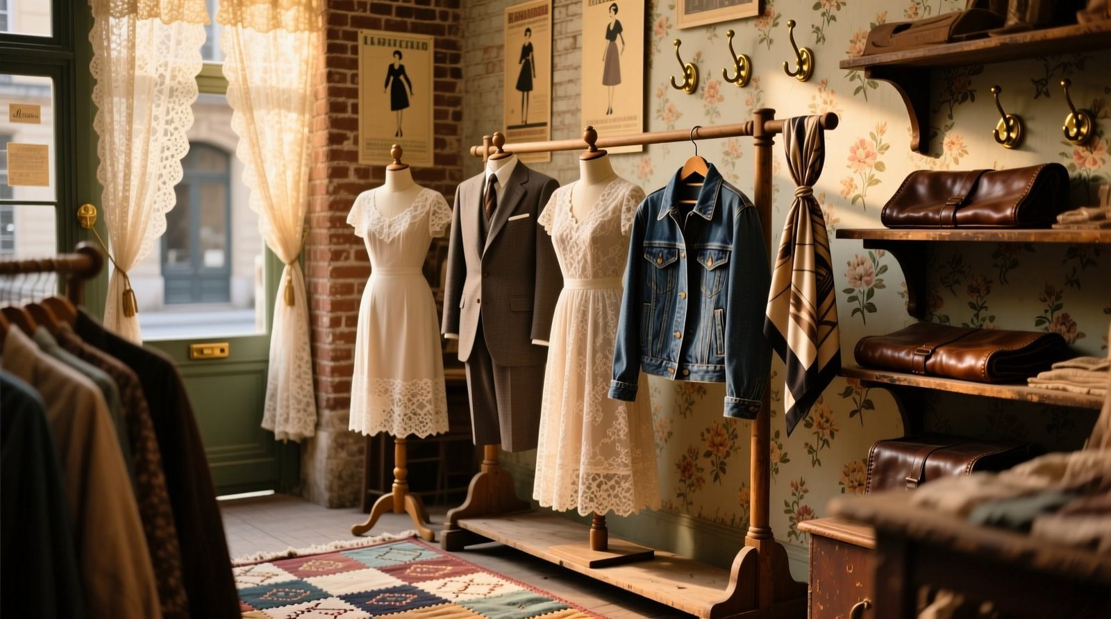 Vintage clothing pieces to buy closet organization guide.jpg