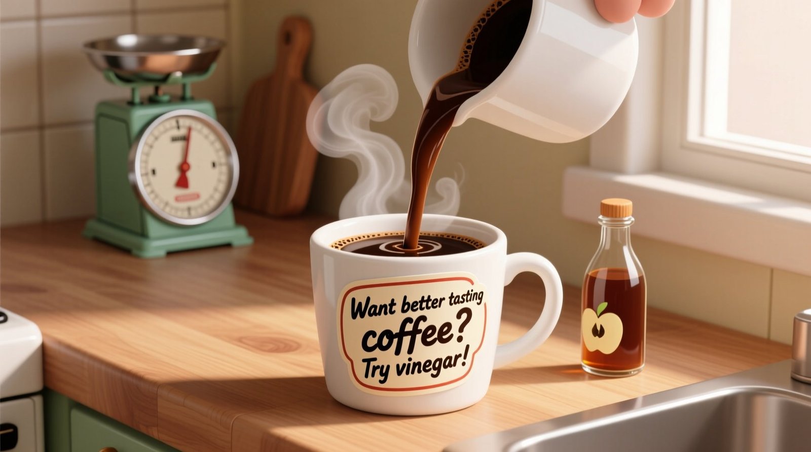 Want better tasting coffee try vinegarbut do it right.jpg