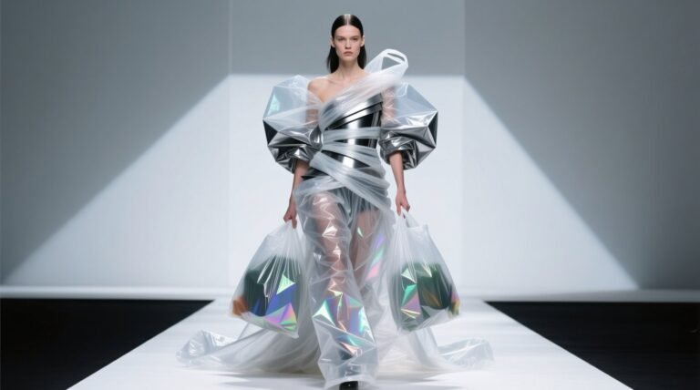 Wearing stuff plastic grocery bags is not eco cleaning.jpg