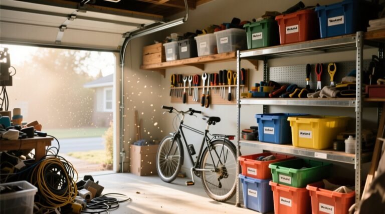 Weekend project organize the garage is not a closet organization task.jpg