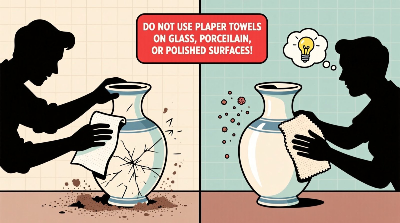 What not to clean with paper towels 12 surfaces risks you must avoid.jpg