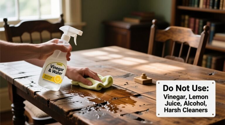What not to clean wood furniture with 7 harmful substances to avoid.jpg