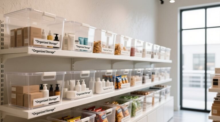 When how to store in clear bins a textile safe closet strategy.jpg