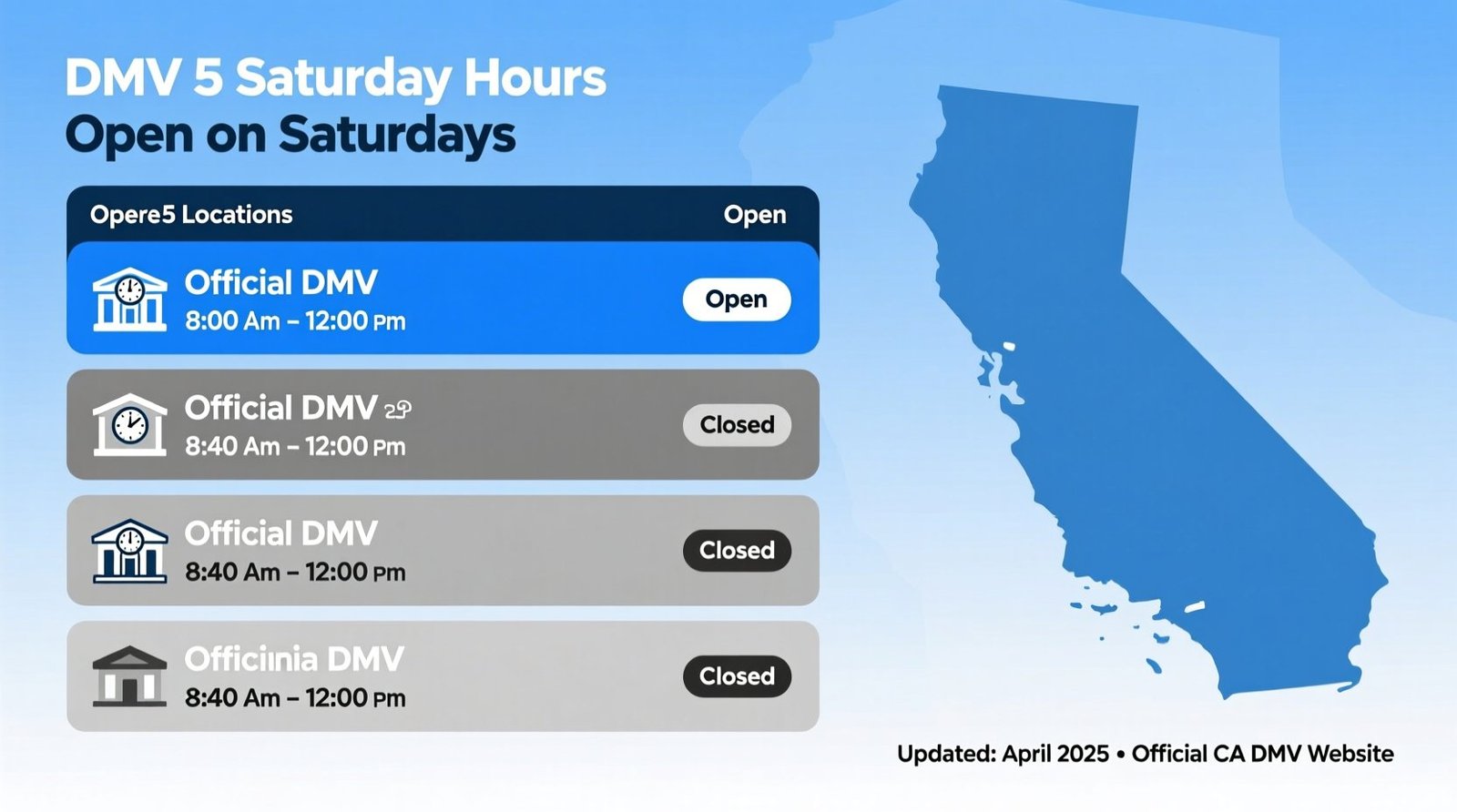 Which dmv is open on saturday in california.jpg