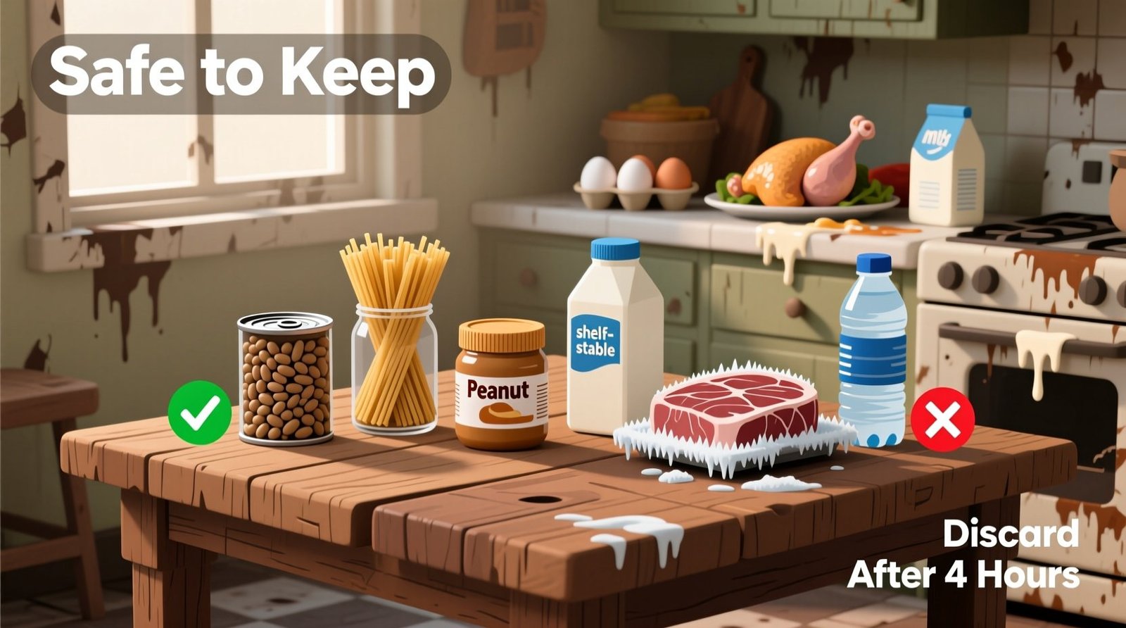 Which foods are safe to keep after a power outage and which must be discarded.jpg