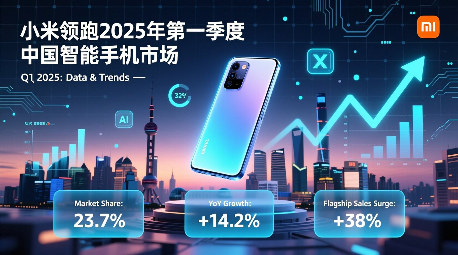Xiaomi leads china smartphone market in q1 2025 data trends.jpg