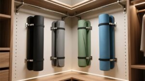 Yoga mat storage vertical corner solutions.jpg