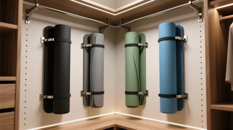 Yoga mat storage vertical corner solutions.jpg