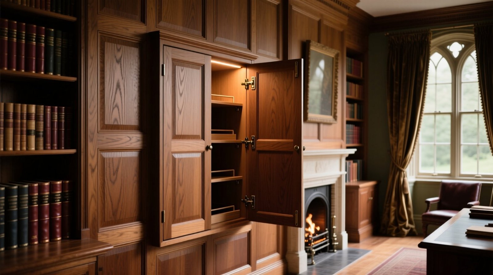 You can build a hidden cupboard into a wall a professional organizers guide.jpg