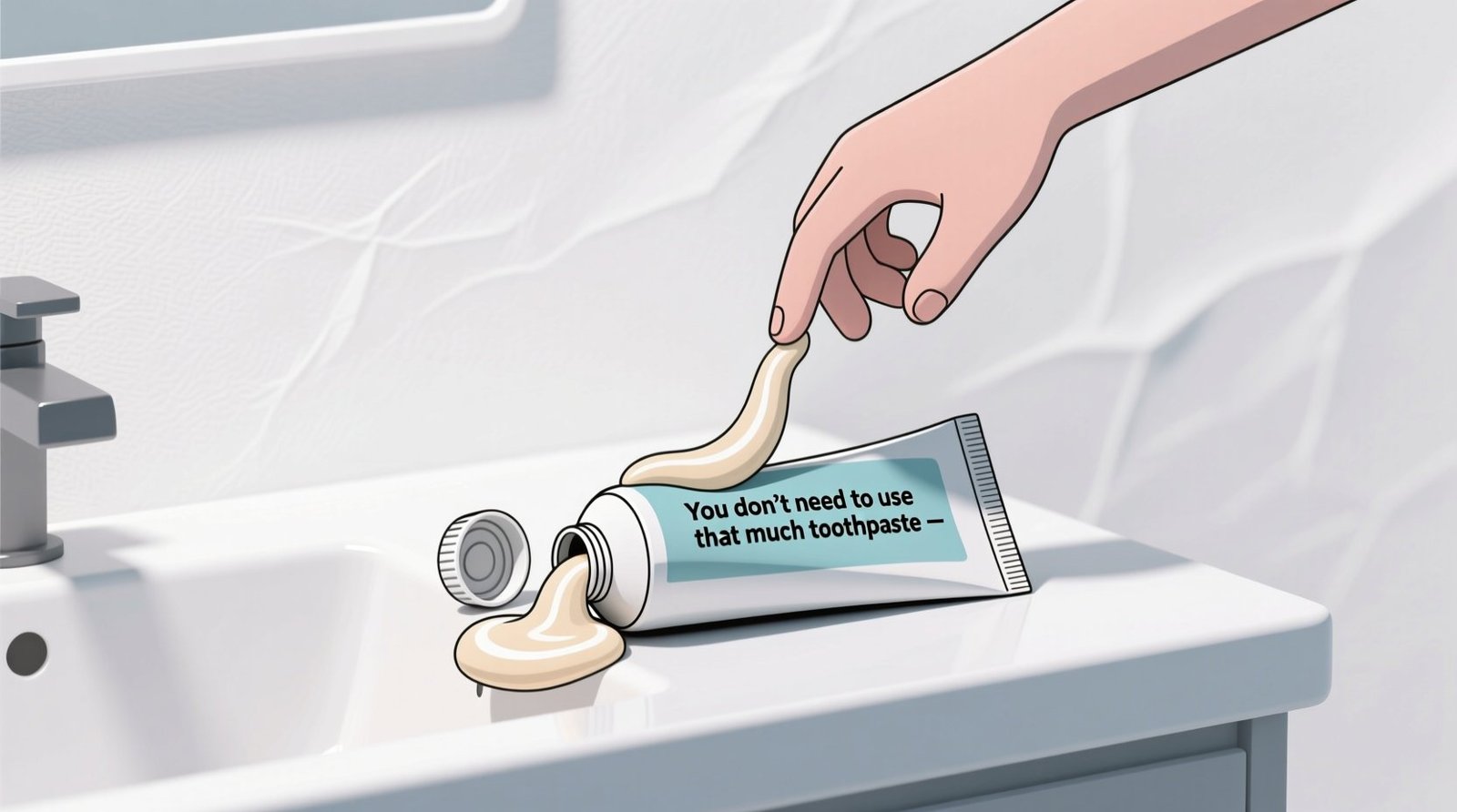 You dont need to use that much toothpaste the science of sustainable oral care.jpg