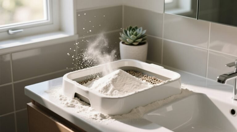 Fight off foul litter box odors with a layer of baking soda.jpg